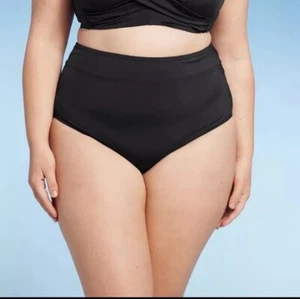 Lands' End UPF 50 Full Coverage Tummy Control High Waist swim Bottom 2X NWT - Picture 1 of 10
