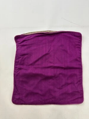 Textured Through Pillow Cover Plum Purple 18x16 inch Super Soft Zip Closure Foto 1 de 3