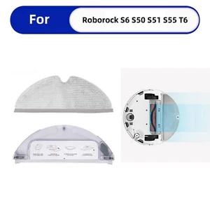 Water Tank + Cleaning Mop For Roborock S6 S50 S51 S55 T6 Vacuum Cleaner Parts - Imagen 1 de 11