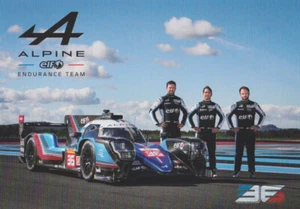 2022 Alpine Elf Team Gibson Hypercar Sebring FIA WEC Hero Card - Picture 1 of 2