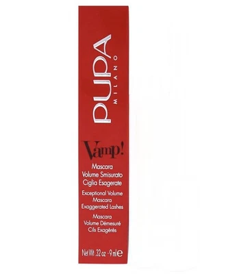 Pupa Milano Vamp! Mascara Volume Extra Black ( 100) 9ml Italy NEW