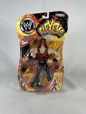 Figura de acción de lucha libre posable WWE Flex'Ems Kane 2003 NUEVO Jakks Pacific Foto 1 de 4