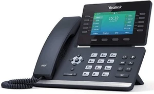 Yealink T54W IP Phone, 16 VoIP Accounts, 4.3-Inch Color Display, USB 2.0 - Black - Afbeelding 1 van 1