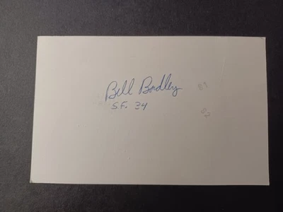 Bill Bordley Signed Government Postcard GPC - Giants - Image 1 of 2