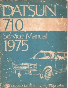 Datsun 710 Service Shop Manual 1975 OEM Vintage Car Repair - Bild 1 von 1
