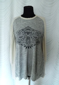 High Use Pullover grau Wolle Alpaka Mischung Tunika Größe S - Bild 1 von 12
