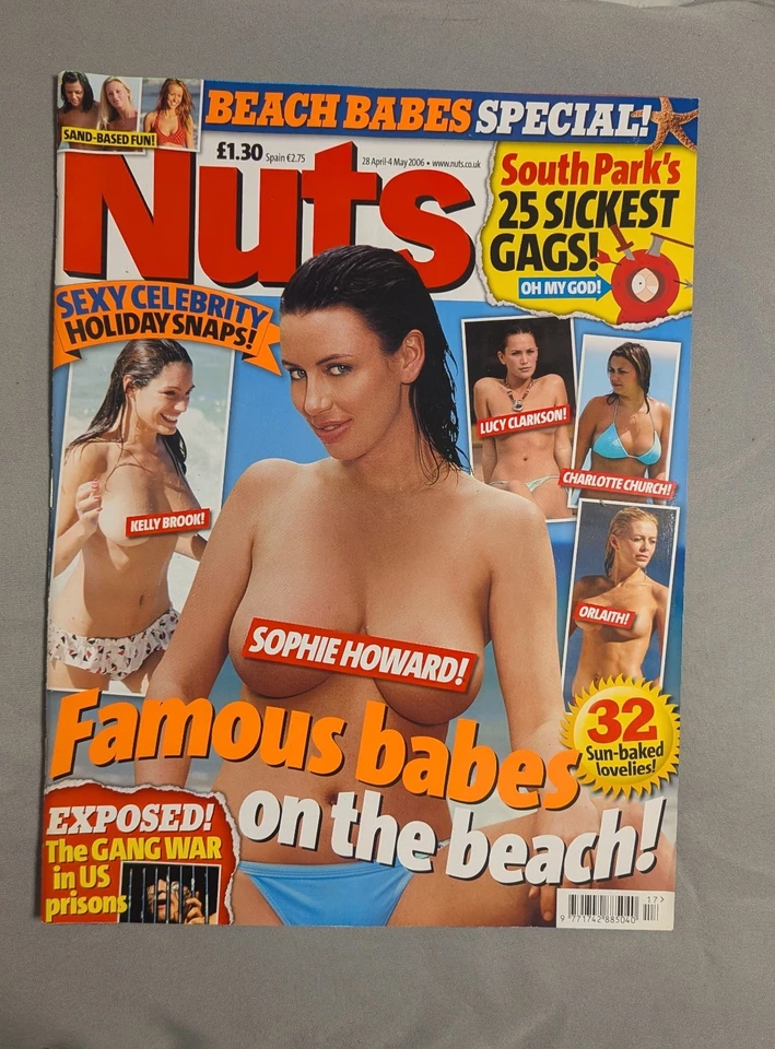 Nuts Magazine - April May - 2006 - Kelly Brook Sophie Howard - Excellent Foto 1 de 1