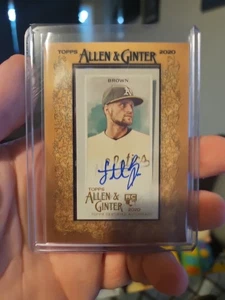 2020 Topps Allen & Ginter's - Mini Baseball Autographs Seth Brown #MA-SB (AU,... - Picture 1 of 2