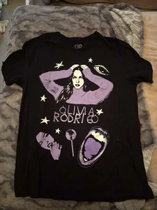Camiseta de Concierto Olivia Rodrigo Gráfica Negra Talla L Mercancía Oficial Grande - Imagen 1 de 2