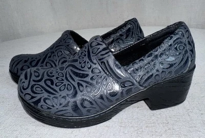 Zuecos sin cordones BOC Born Concept Peggy para mujer negros grises en relieve talla 9 9,5 Foto 1 de 4