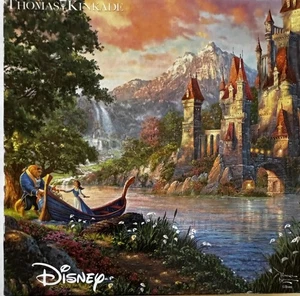CEACO 750 Piece Puzzle 2015 Disney Thomas Kinkade BEAUTY AND THE BEAST II - Picture 1 of 5