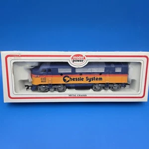Chessie system F2-A Diesel Locomotive Model Power HO 1:87 Scale NIB - Picture 1 of 3