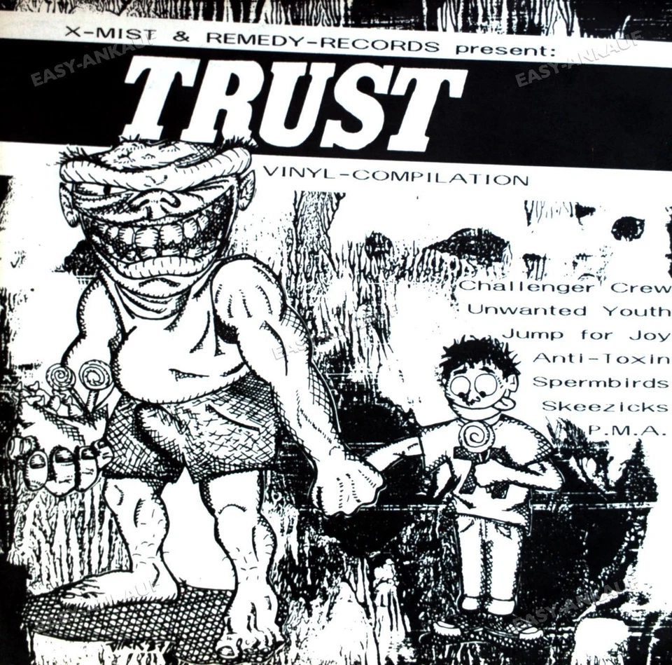 Various - Trust Vinyl-Compilation 7" Red Vinyl (VG) . - Bild 1 von 1