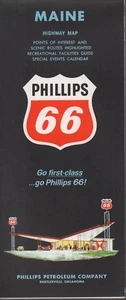 1964 Phillips 66 Road Map: Maine NOS - Picture 1 of 1