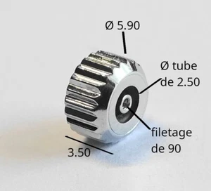 MONTRE COURONNE REMONTOIR PLONGÉE CHROMÉ