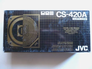 JVC CS-420A OLEFIN CONE AUTO LAUTSPRECHER, GEBRAUCHT IN BOX, KOAXIAL 2 WEGE STEREO, SET - Bild 1 von 4