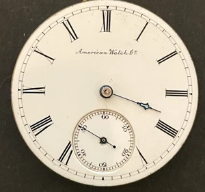 Antique 1878 Waltham Appleton Tracy 1874 Pocket Watch Movement Ticks 10s 15j USA - Picture 1 of 4