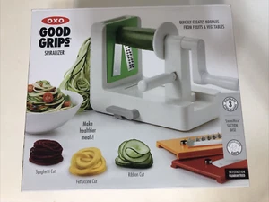 OXO Good Grips Fruit Vegetable Spiralizer 3 Blades Slicer New In Box - Picture 1 of 6