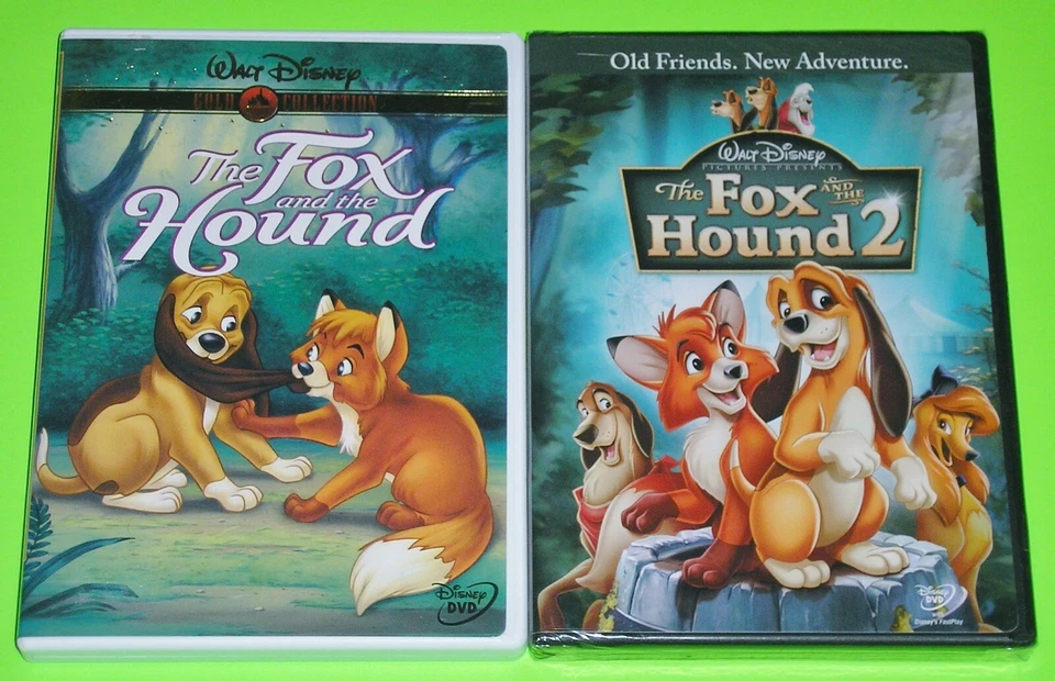 Disney DVD Lot - The Fox and the Hound 1 & 2 (1 Used, 1 New) - Image 1 of 1