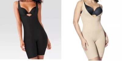 Maidenform Women's Open Bust Body Shaper 874 Sizes M, L Beige Or Black - Image 1 of 4