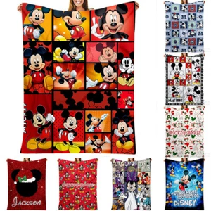 Mickey Mouse, Donald Duck Flannel Blanket, Nap Blanket Air Conditioning Blanket, - Picture 1 of 17