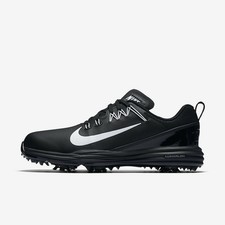NEW Womens Nike Lunar Command 2 Golf Shoes Black / White Size 5 M