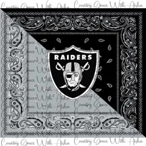 20oz Skinny Tumbler Sublimation Transfer Raiders Football Ready To Press - Picture 1 of 1