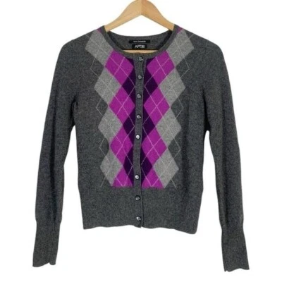 Apt. 9 Женщин кашемир кардиган свитер размер маленький Academia опрятный Y2k гранж - Изображение 1 из 4