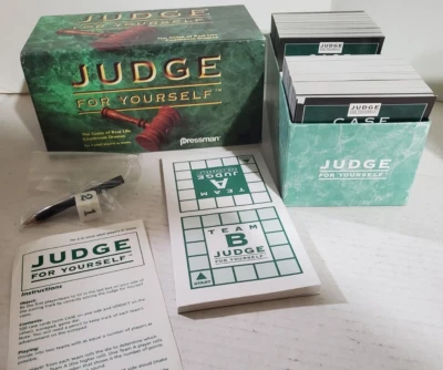 Judge For Yourself ~ Game of Real Life Courtroom Dramas ~ Vintage 1996 ~Complete - Image 1 of 4