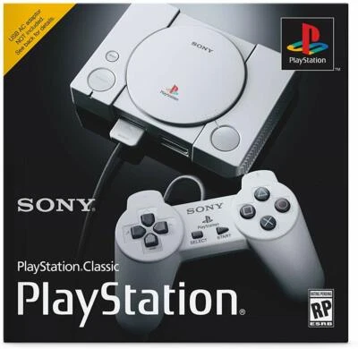 Sony PlayStation Classic Video Game Console - Gray NEW - Image 1 of 4
