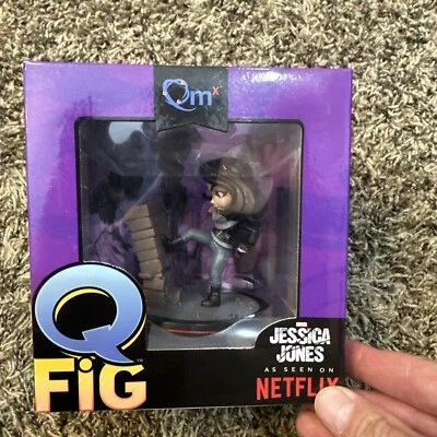 Figura QmX Q Fig Jessica Jones Netflix Marvel Comics 2017 Quantum Mechanix Foto 1 de 2