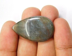 100% Natürlich Katzen Augen Cabochon Lose Edelstein für Schmuck 38 Karat ME-7105 - Picture 1 of 6