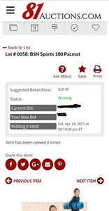 BSN Sports 100 Pacmat - Imagen 1 de 2