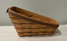 Longaberger Dash Away Sleigh Handmade Woven Basket Made In USA