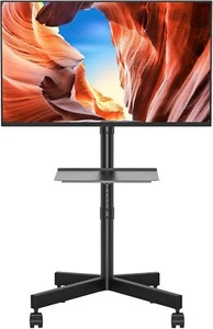 Mobile TV Stand on Wheels for 23-60 inch Plasma/LCD/LED TVs, Portable TV Stand - Picture 1 of 8