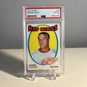 1971 Topps Mr. Hockey GORDIE HOWE #70 PSA 6 - Detroit Red Wings - Picture 1 of 8