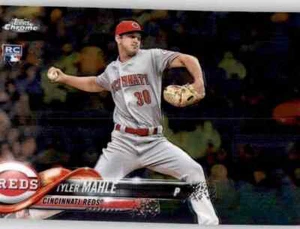 2018 Topps Chrome Tyler Mahle Rookie RC Insert MLB PWE Reds #12 - Picture 1 of 2
