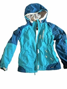 Lands' End Girls L/14 Teal Parka | Winter Coat w/ Grow-A-Long Sleeves - Picture 1 of 11