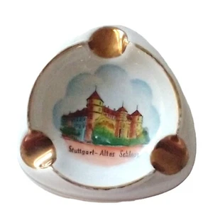 RW Bavaria Stuttgart Ashtray Porcelain Incense Burner Dish Vtg 50s Altes Schloss - Picture 1 of 16