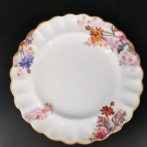 Lot of 2 Spode Chelsea Garden 6 3/8" Bread & Butter Plates Mustard Trim England - Picture 1 of 4
