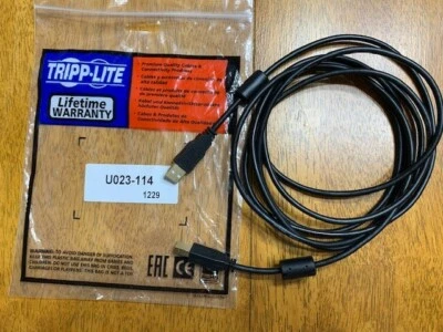 Tripp Lite U023-114 USB 2.0 Hi-Speed A/B Cable  (M/M) 10-ft - Image 1 of 3