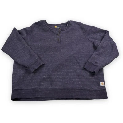 Women’s Carhartt 102794 Clarksburg Henley Sweatshirt Size XL - Image 1 of 4