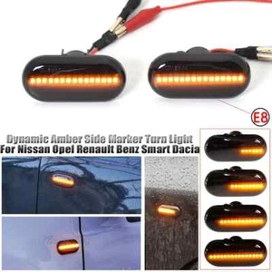 2 CLIGNOTANT LED POUR TWINGO 1 2 3 CLIO 1 2 MEGANE 1 & SCENIC 1 KANGOO 1 2 NOIR - Imagen 1 de 4