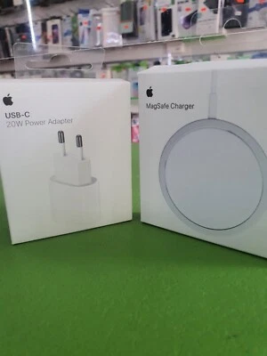 Original Apple MagSafe Ladegerät + 20W USB-C Power Adapter für iPhone - Bild 1 von 3
