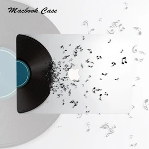Creative Music Vinyl Record Cover For Macbook M3 Air 15 13 Pro 16 14 11 12 inch - Picture 1 of 13
