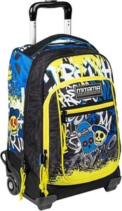 Zaino Trolley 2 Ruote Mitama Scuola school skate Doppio Scomparto by seven 34lt - Imagen 1 de 1