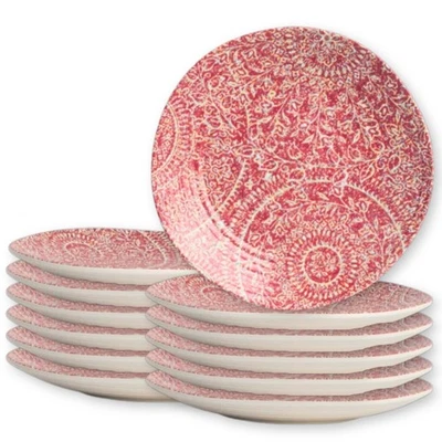 Steelite Melamine Dinnerware Dinner Plates, Creations Solano Mandala Floral H... - Image 1 of 4