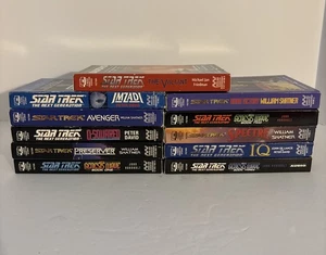 Lot of 11 Star Trek The Next Generation Audio Books on Cassette - Picture 1 of 24