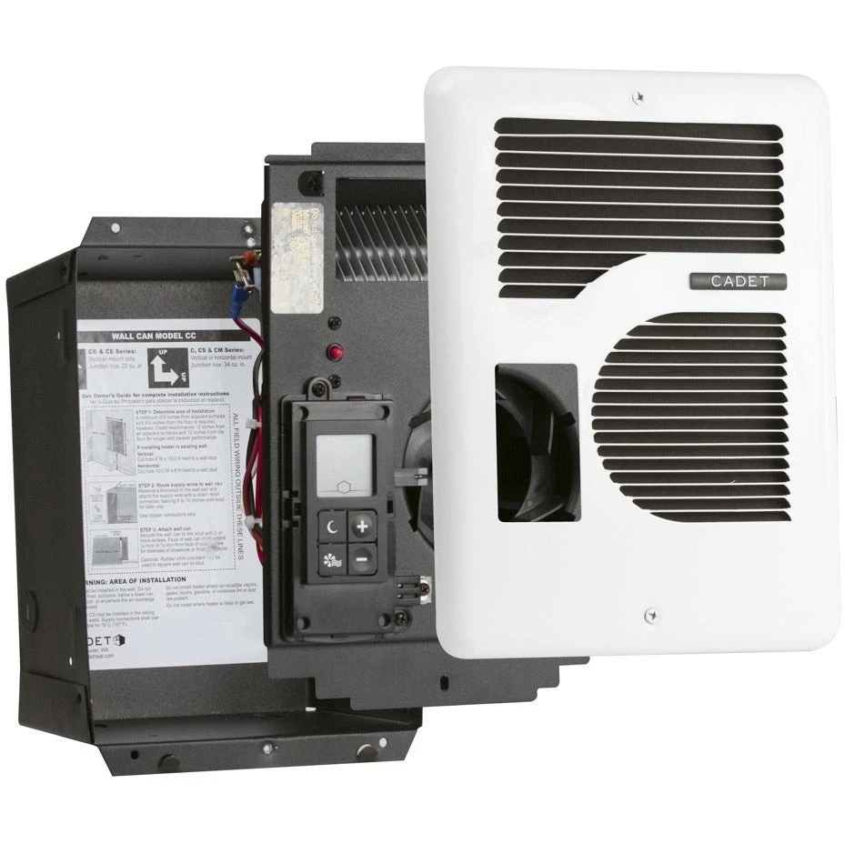 Cadet 1600-Watt 240-Volt Energy Plus Electric Wall Heater 65215 CEC163TW -