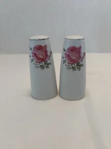 Imperial Rose Fine China Salt & Pepper Shakers-Porcelain  - Picture 1 of 11